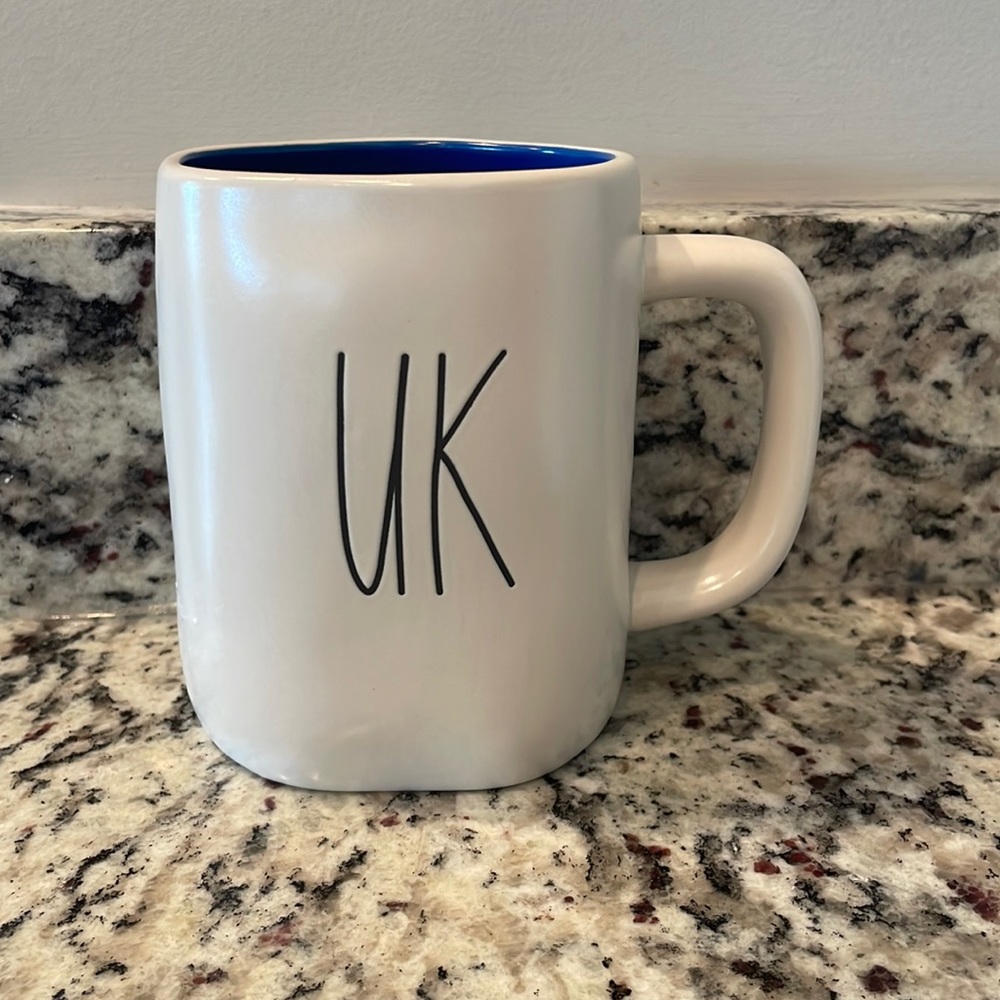 Rae Dunn UK double sided coffee mug